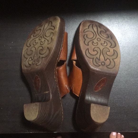Born leather slides, sz 8 / 39 barely worn - Picture 4 of 4